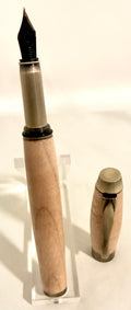 Executive fountain pen - Maple - cartridge or refillable reservoir fed